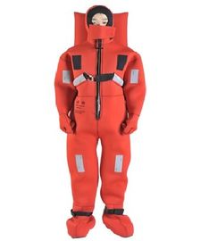 Costume d'immersion rouge de SOLAS avec la lumière et le sifflement 5Kg 6 heures de protection