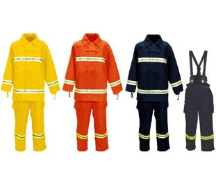 Costume multi de Firemans de couleur, costume résistant à la chaleur de force de déchirement 100n