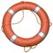 Anneau de vie en nylon de bateau de Grabline, anneaux oranges de jet de sécurité de bateau de couleur