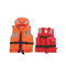 Vestes rouges/oranges de vie marine de couleur ont adapté le logo aux besoins du client FZY - le modèle III