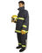 La diverse couleur Nomex IIIA de bleu marine de costume de pompier de noir de taille posent