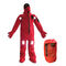 Costume de survie d'immersion d'approbation de l'EC/CCS six heures de couleur rouge de protection