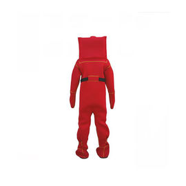 Costume de survie de mer de couleur rouge, costume d'immersion protecteur d'eau froide
